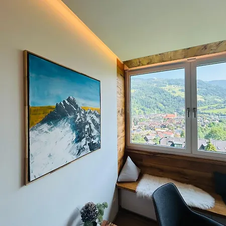 아파트 Alpenblick - Klein, Aber Fein 슈라드밍